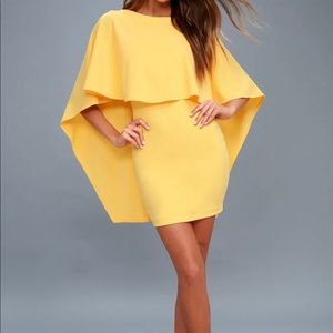 Lulu’s Best is Yet to Come Yellow Backless Dress